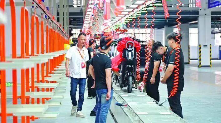 惠州龙溪：电动车产业年产值破10亿(图1)