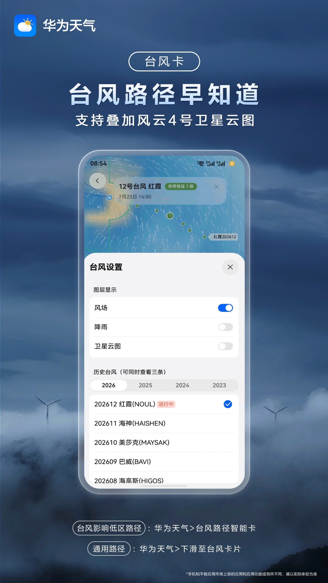 台风红霞本周或将在广州登陆，通过华为天气提前做好这三个准备
