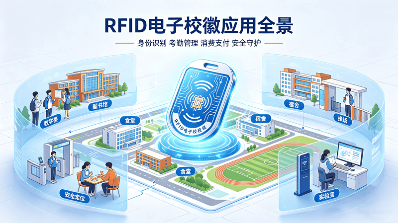 无感考勤：RFID电子校徽重塑智慧校园(图4)