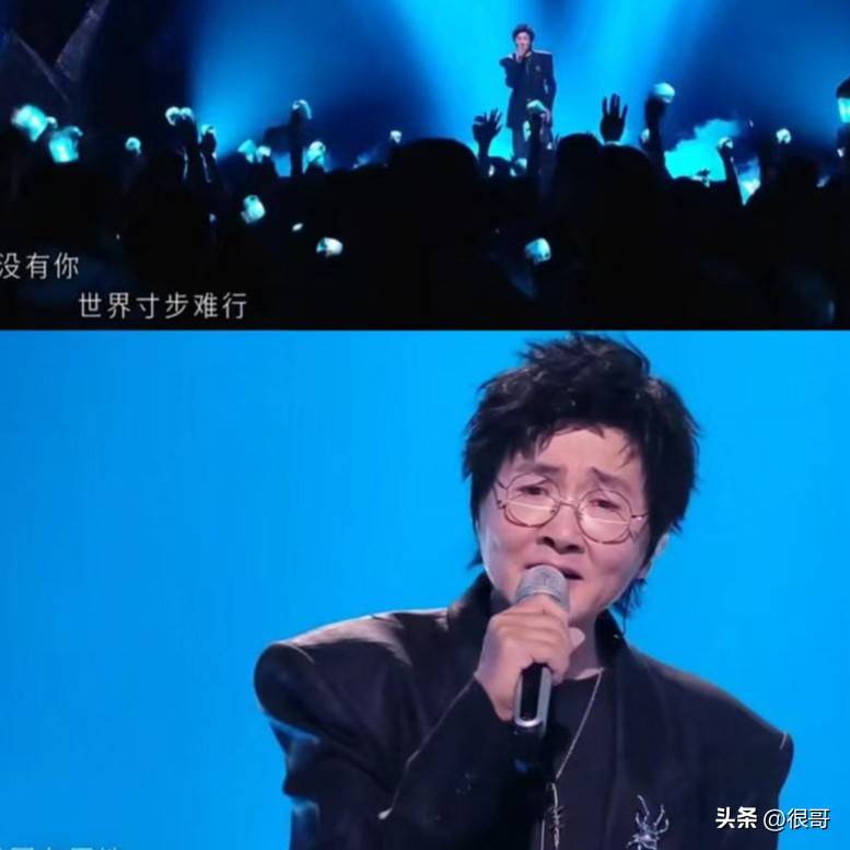 孙楠披哥初舞台全开麦炸场，上演降维打击，826票却引发巨大争议 (图6)