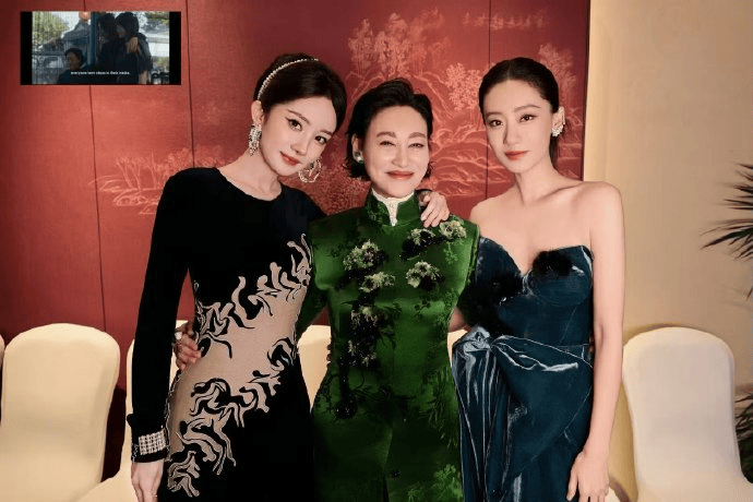 惠英红分享与杨幂张小斐合照 配《血观音》经典台词BGM