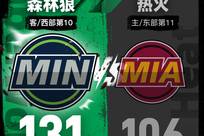 热火惨败森林狼 字母哥35+6无力回天