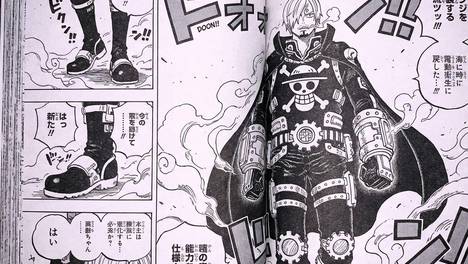 海贼王1183话，山治穿上全新战斗服，伊姆切换恶魔第二形态，很酷