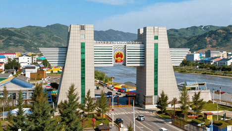 图们口岸：百年口岸的沧桑，360°俯瞰中朝两岸风光！