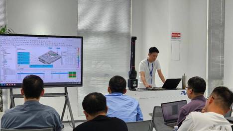 关节臂三坐标7月客户培训在派姆特苏州总部圆满完成