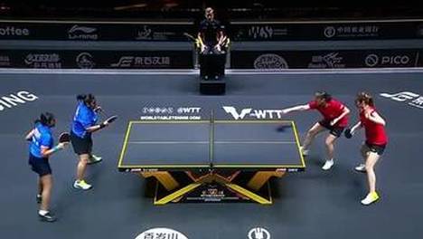 大心脏！国乒组合让二追三，3-2逆转印度组合，2-6落后连得8分