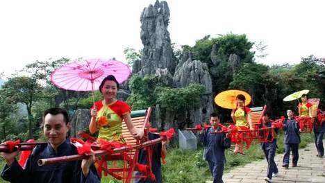 【非遗】非遗滑竿，抬起幺妹‖张洪林