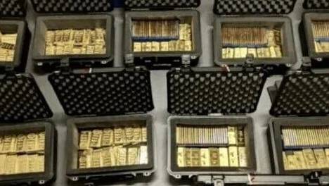 家中搜出近300根金条，价值超4000万美元，还发现约200万美元现金，以及大量奢侈腕表，美中情局前官员认罪