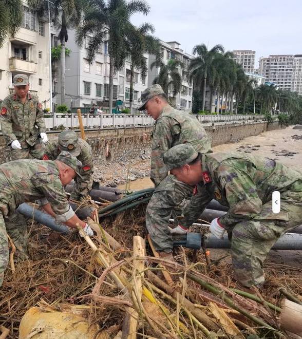 海南五指山主城区生产生活基本恢复正常
