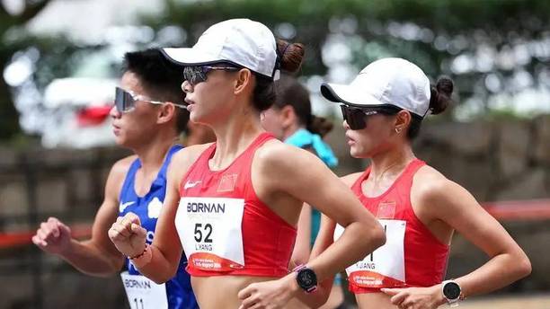 亚运会丨田径——杨柳静夺得女子半程马拉松竞走冠军