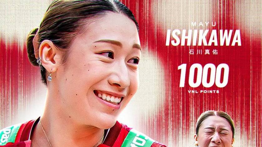 国际排联高赞日本女排队长石川真佑：得分破千的全能队长
