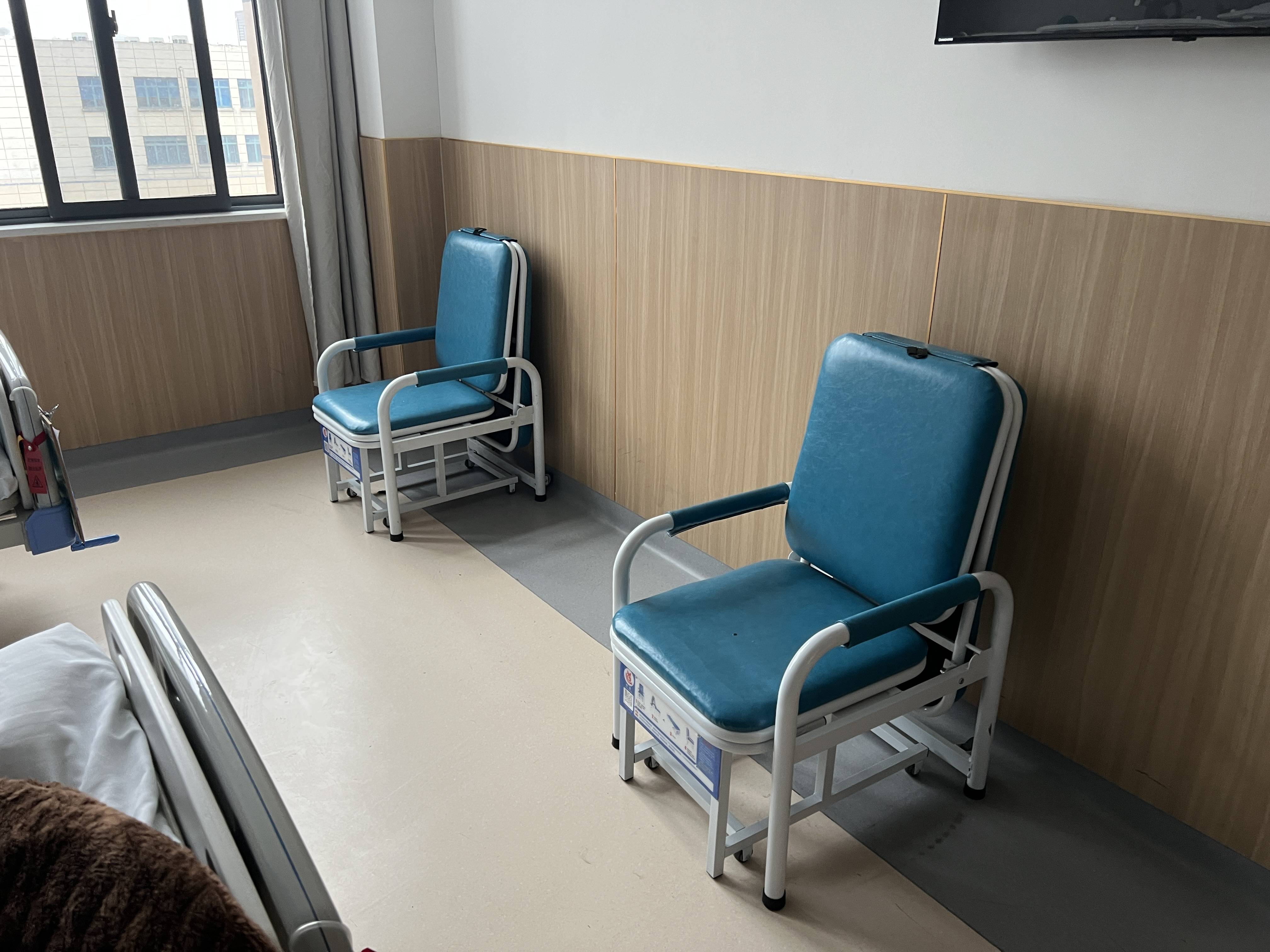 医院陪护椅真实照片图片