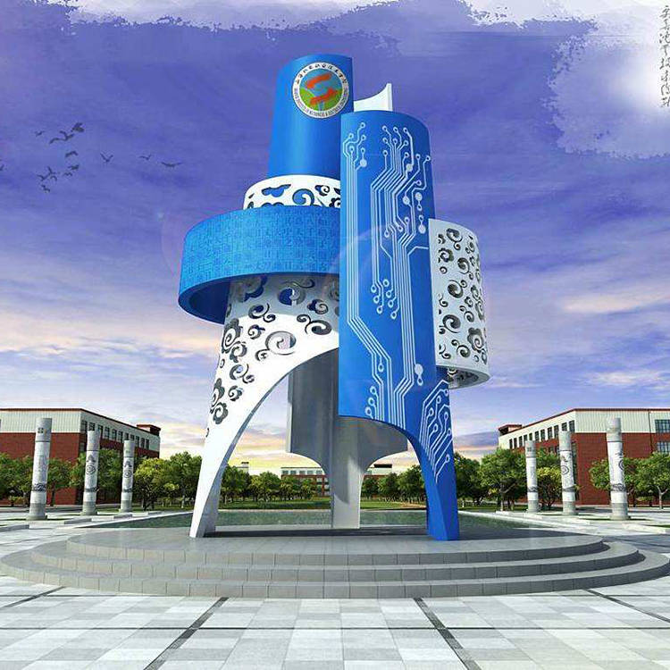 校园主题雕塑的设计要符合学校的办学理念和特色_建设_作品_文化