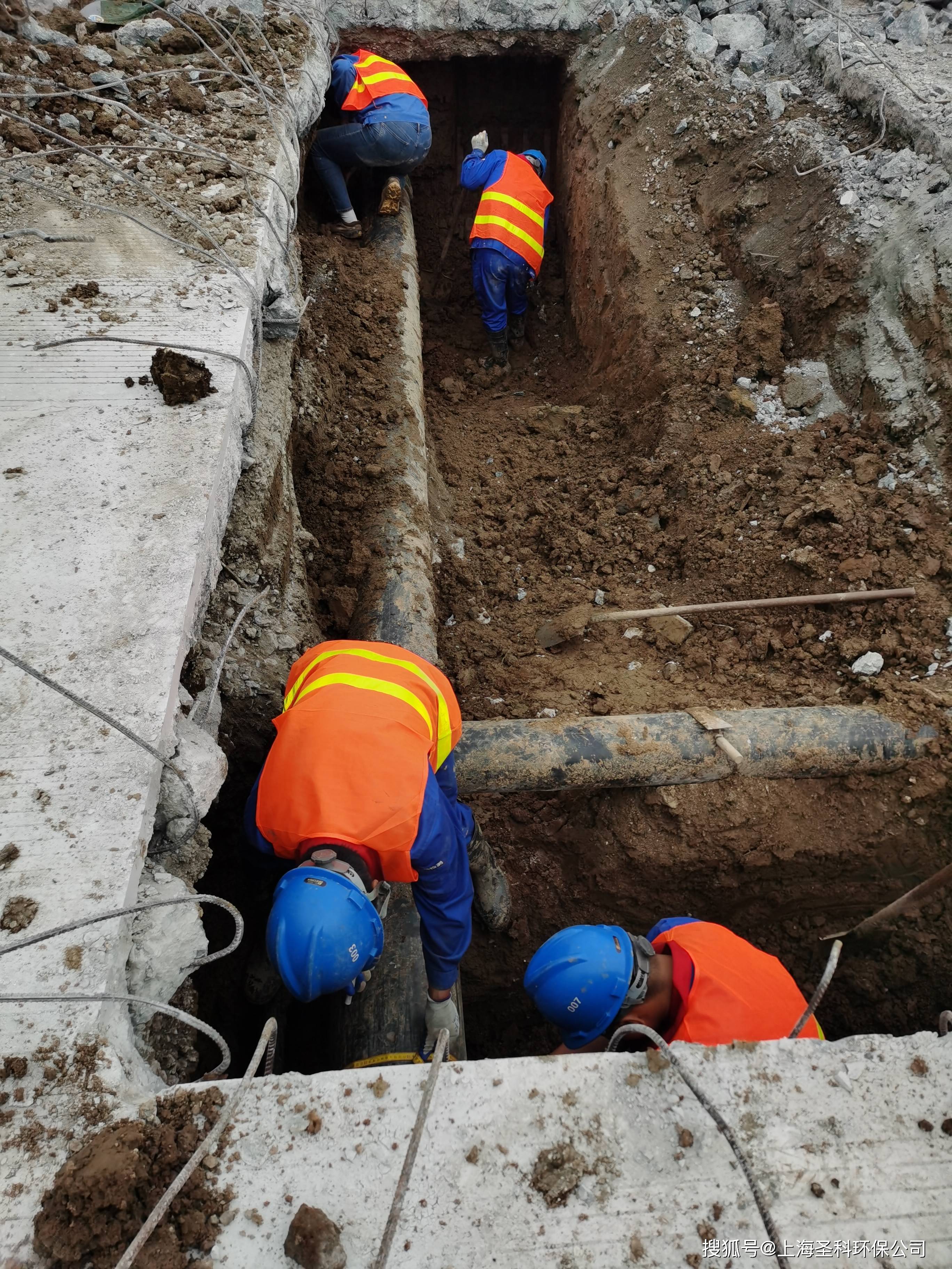 安裝管道維修|上海工廠排水管道維修整改 上海汙水管道開挖鋪設施工