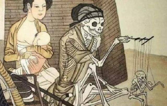 而这幅《骷髅幻戏图》便是他所做界画的巅峰之作.从此,草根逆袭