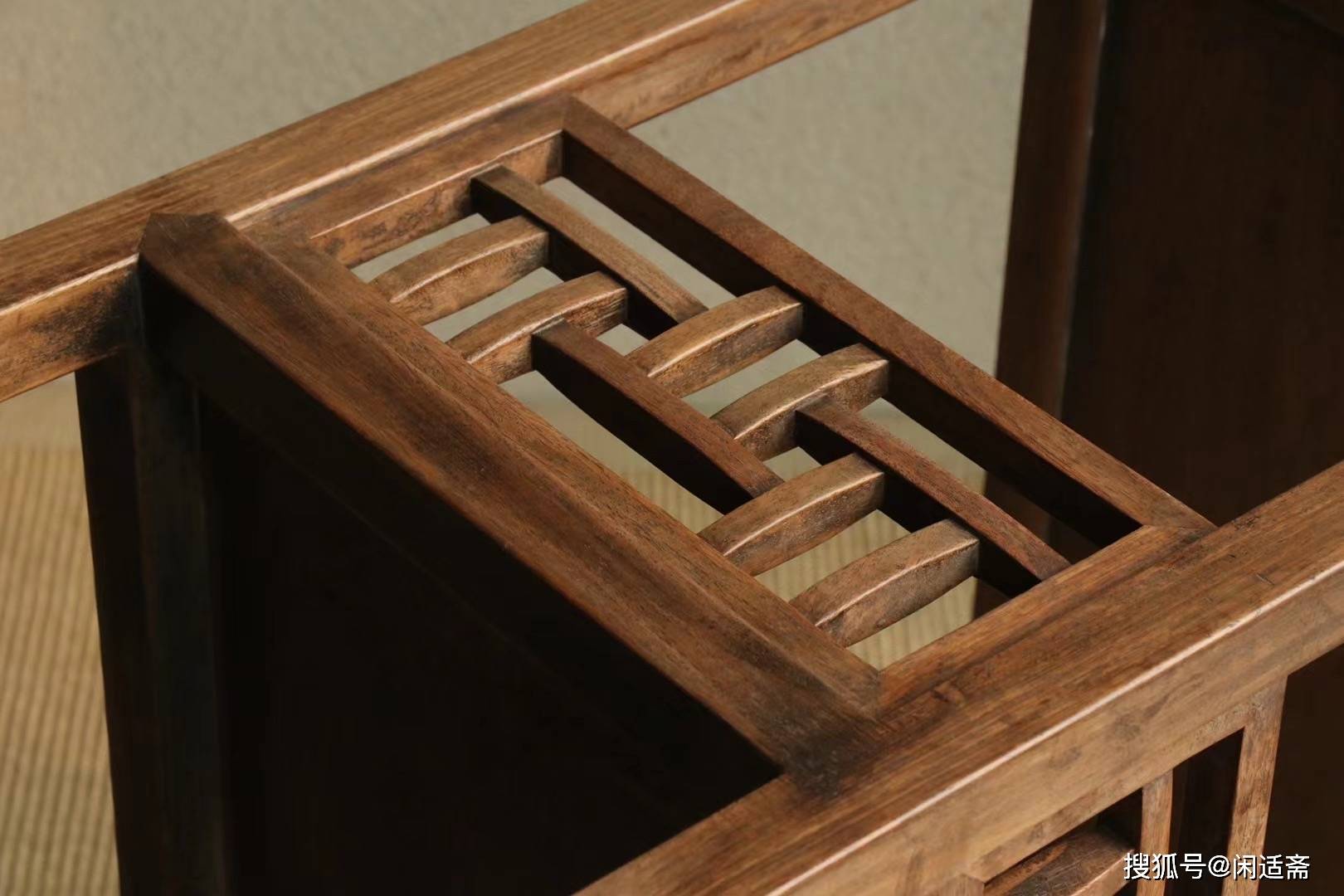 明清家具,书斋雅置,带屉式亮格书架_书籍_黄花梨_结构