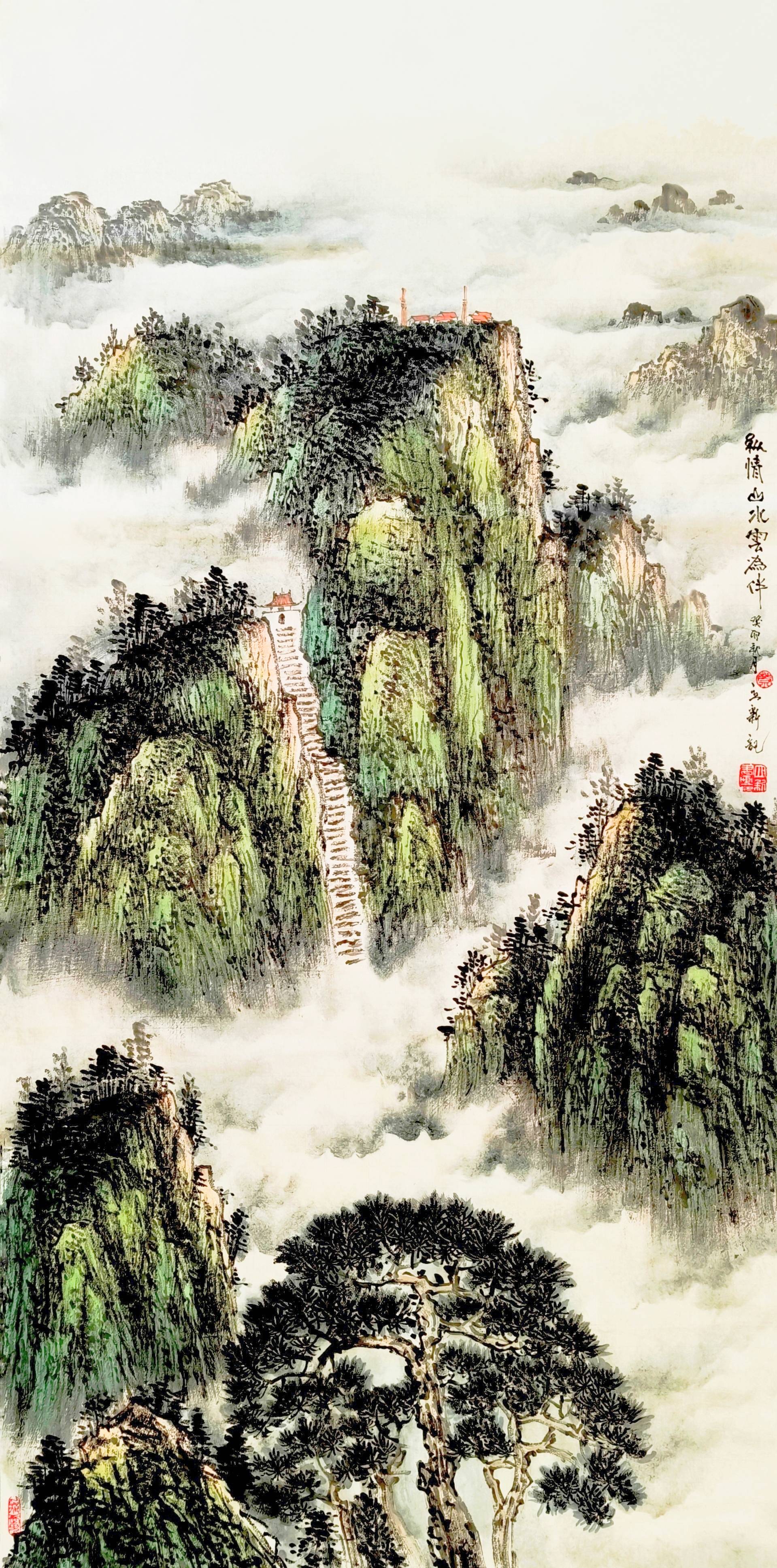 吉祥如意庆龙年,丹青恭贺蔡立新