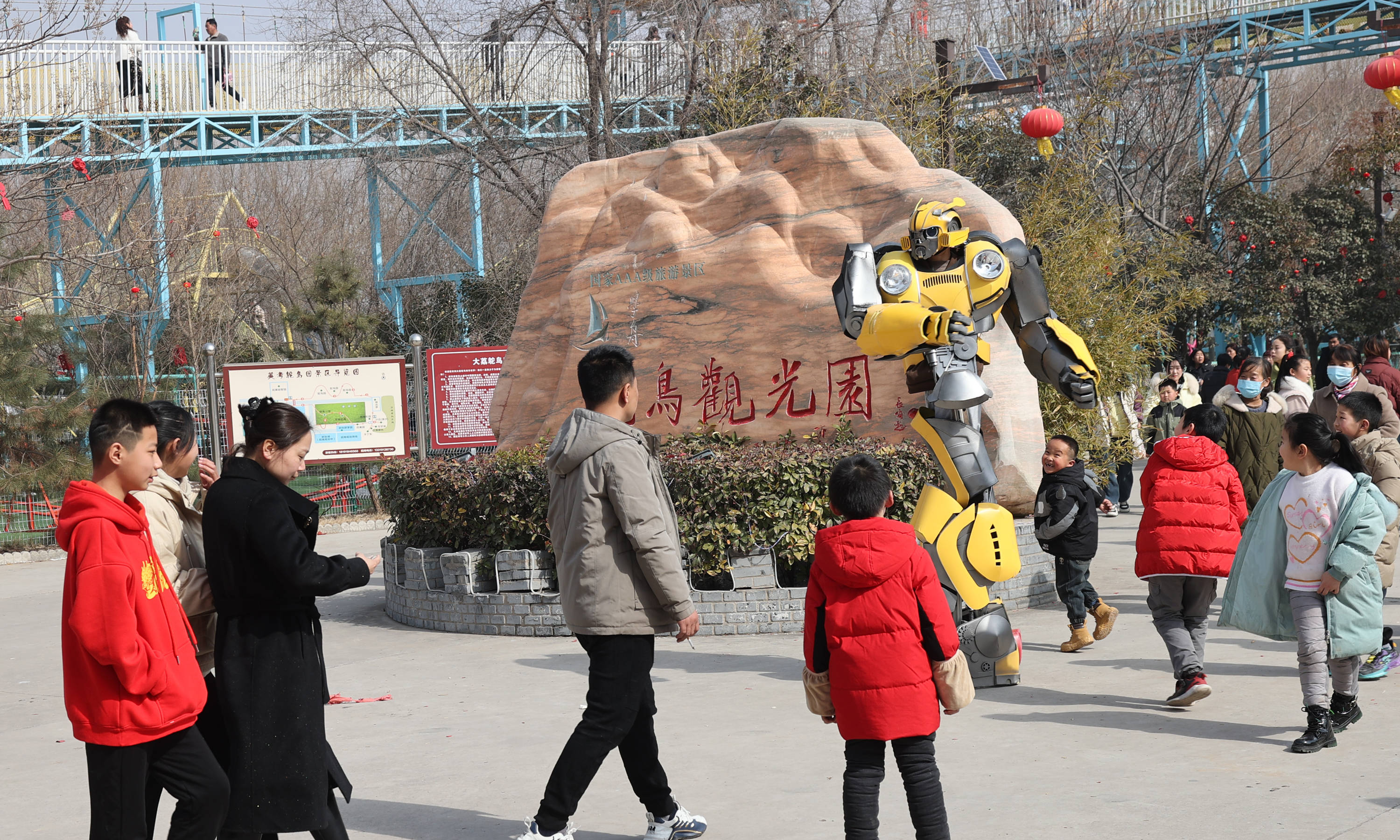 大荔鸵鸟园图片