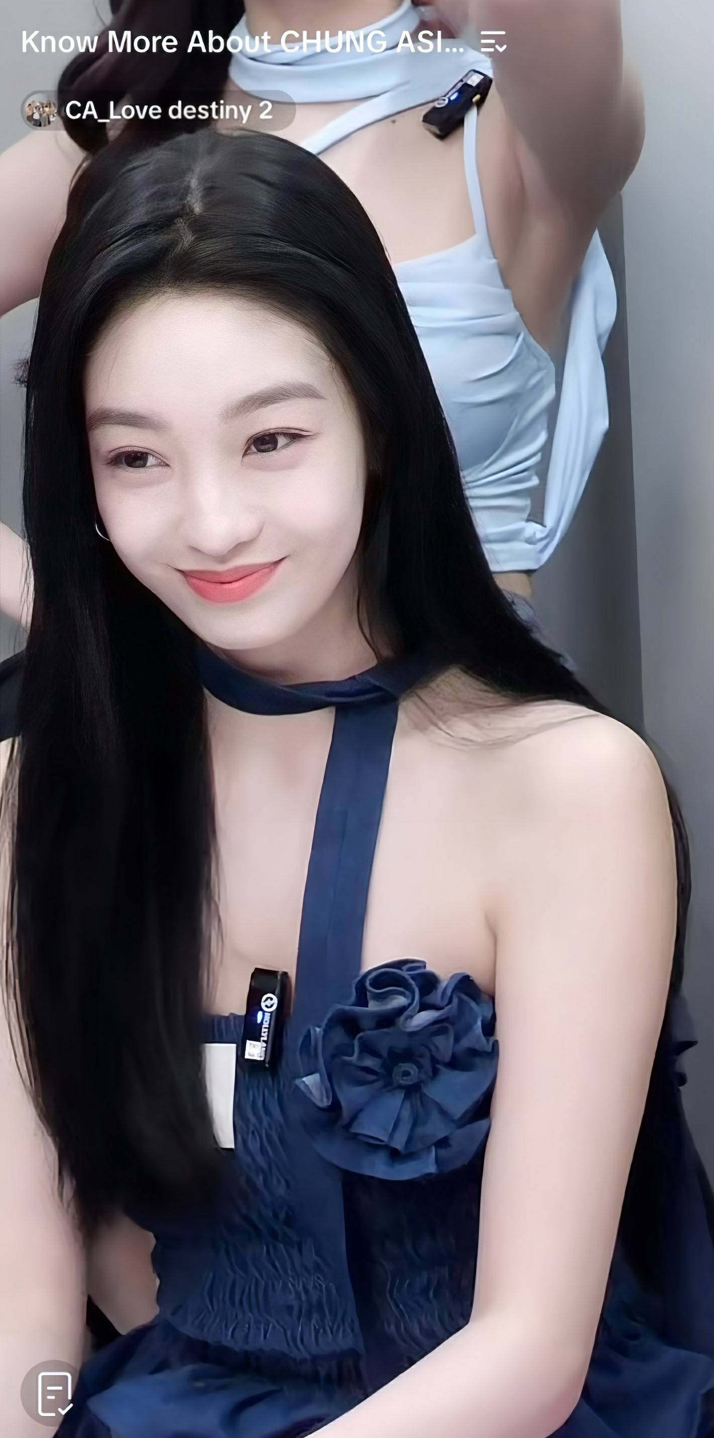 创造营田轩宁好会穿搭,蓝色妖姬爱了爱了!