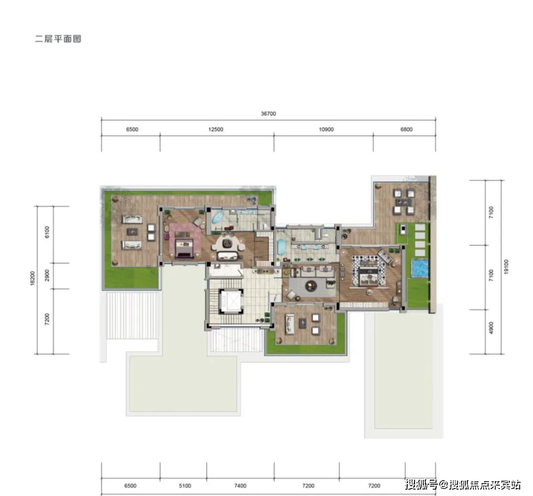 84 ㎡从都国际庄园别墅:【q3-4】户型广州从都国际售楼处