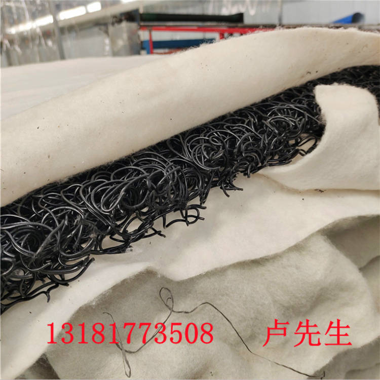 pcf复合防排水网垫挡土墙用整体式复合反滤层复合排水隔离垫_工程