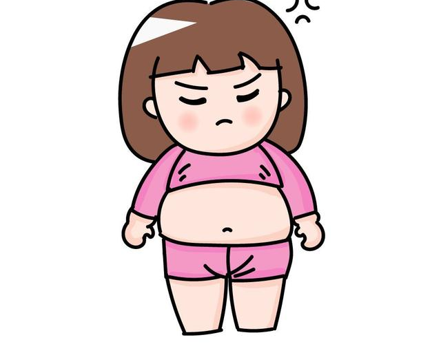 肥胖症 卡通图片