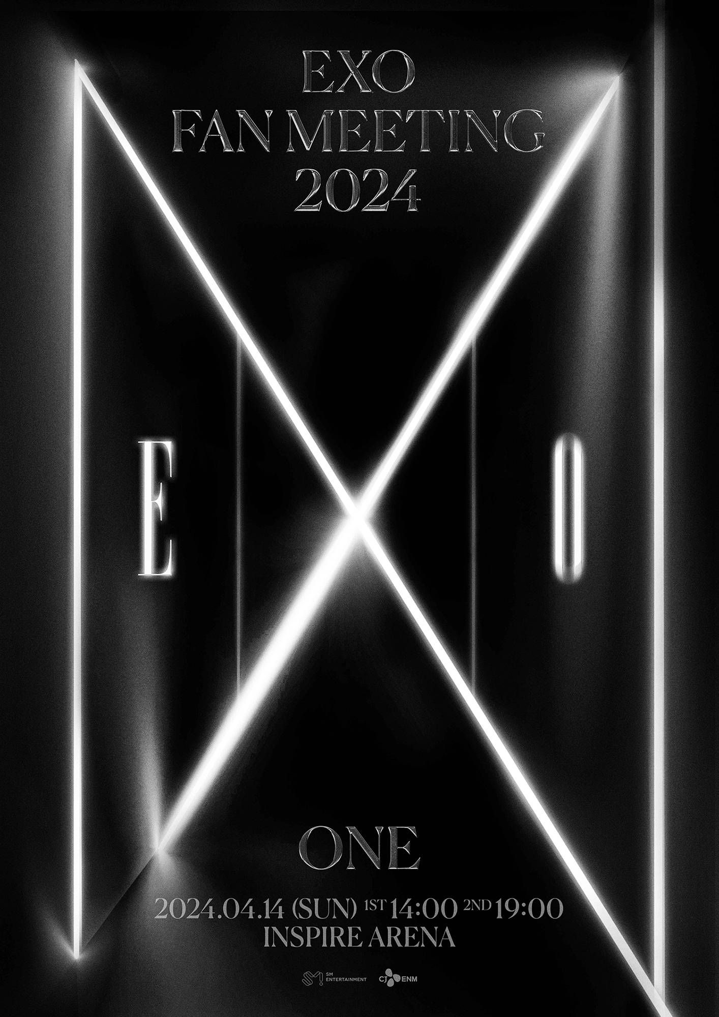 exo单独粉丝见面会"one"海报搜狐韩娱讯 exo将于4月举行单独粉丝见面