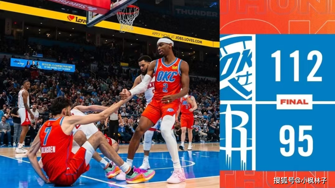 nba常规赛:雷霆主场击败火箭喜提6连胜,亚历山大31 8切特24 5_比赛