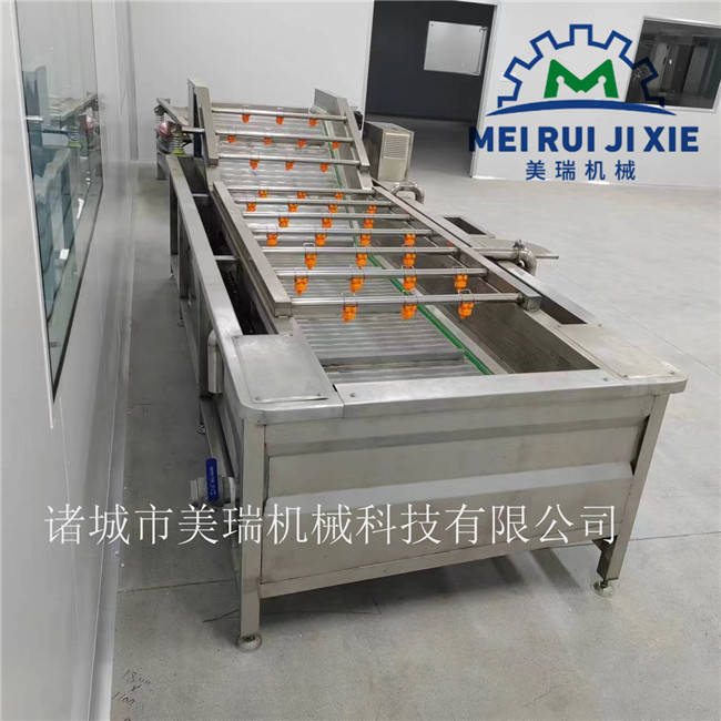 莲藕清洗加工流水线设备 全自动蔬菜清洗机现货 果蔬挑选机可定制