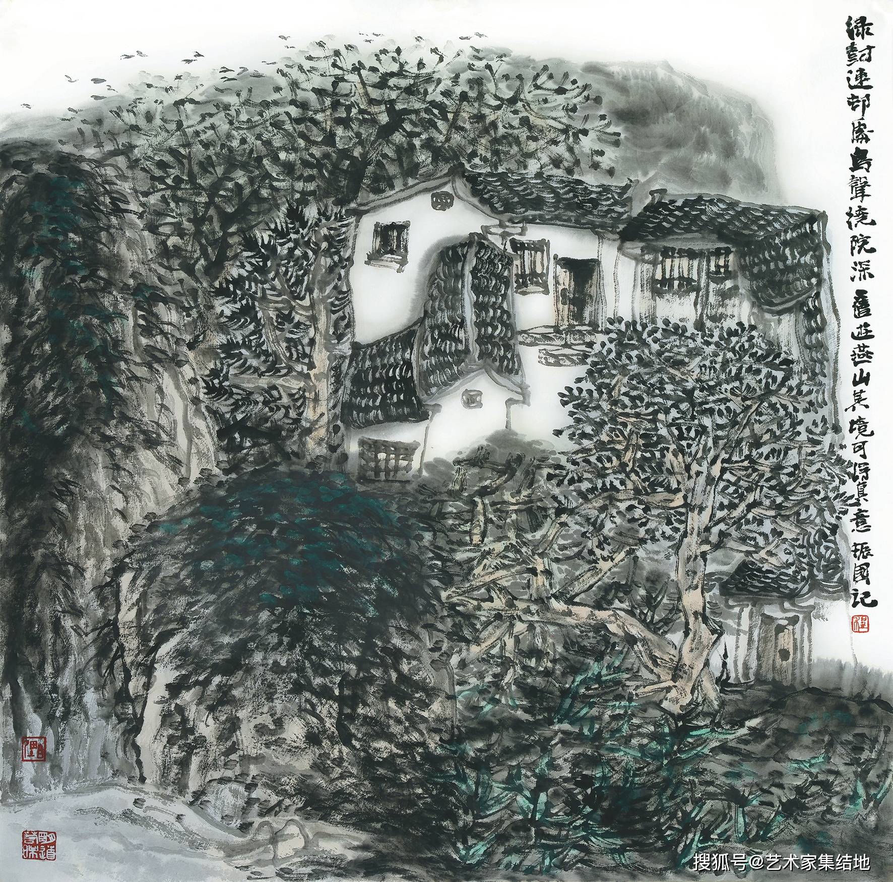 程振国:临朐走出的山水画大家,百幅经典国画山水作品欣赏_艺术_中国