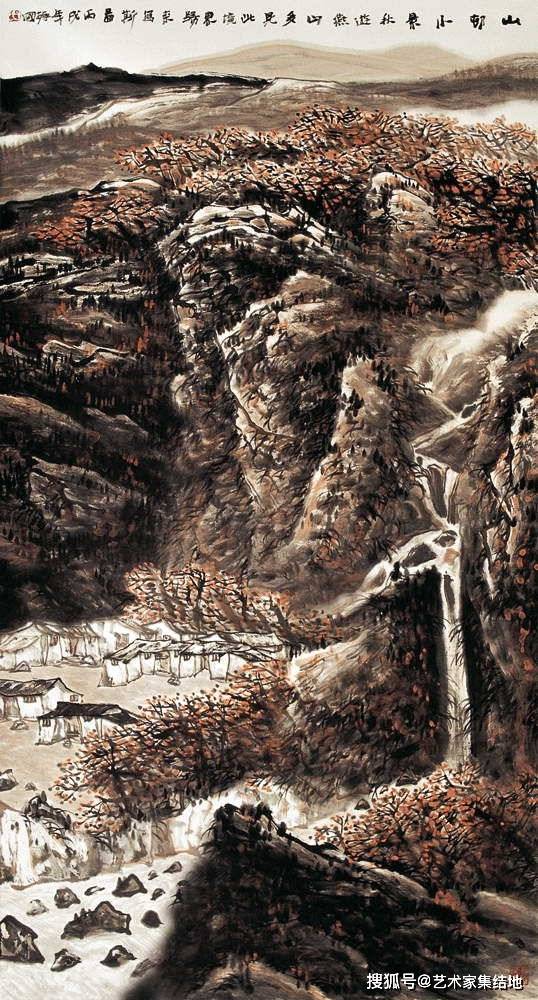 程振国:临朐走出的山水画大家,百幅经典国画山水作品欣赏_艺术_中国