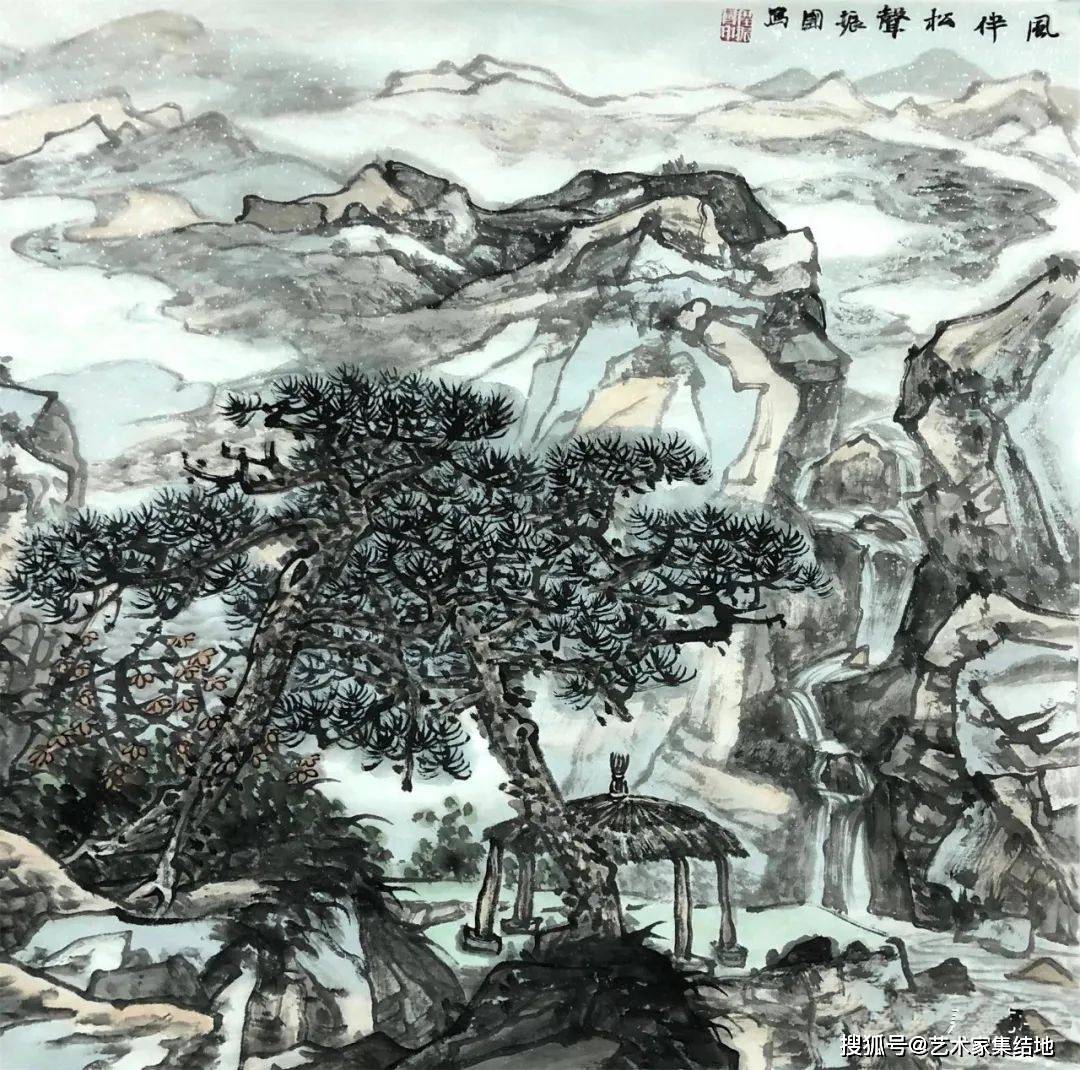 程振国:临朐走出的山水画大家,百幅经典国画山水作品欣赏_艺术_中国