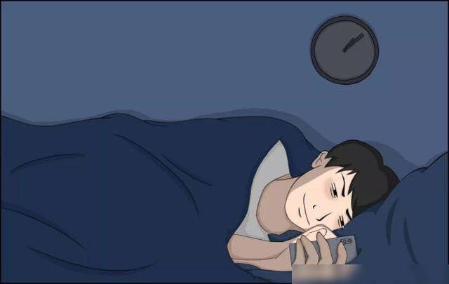 睡前玩8分钟手机身体兴奋1小时