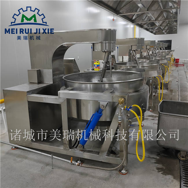 搅拌锅厂家对于卤煮加工的话用夹层锅是相对跟更加合适的一款机器的