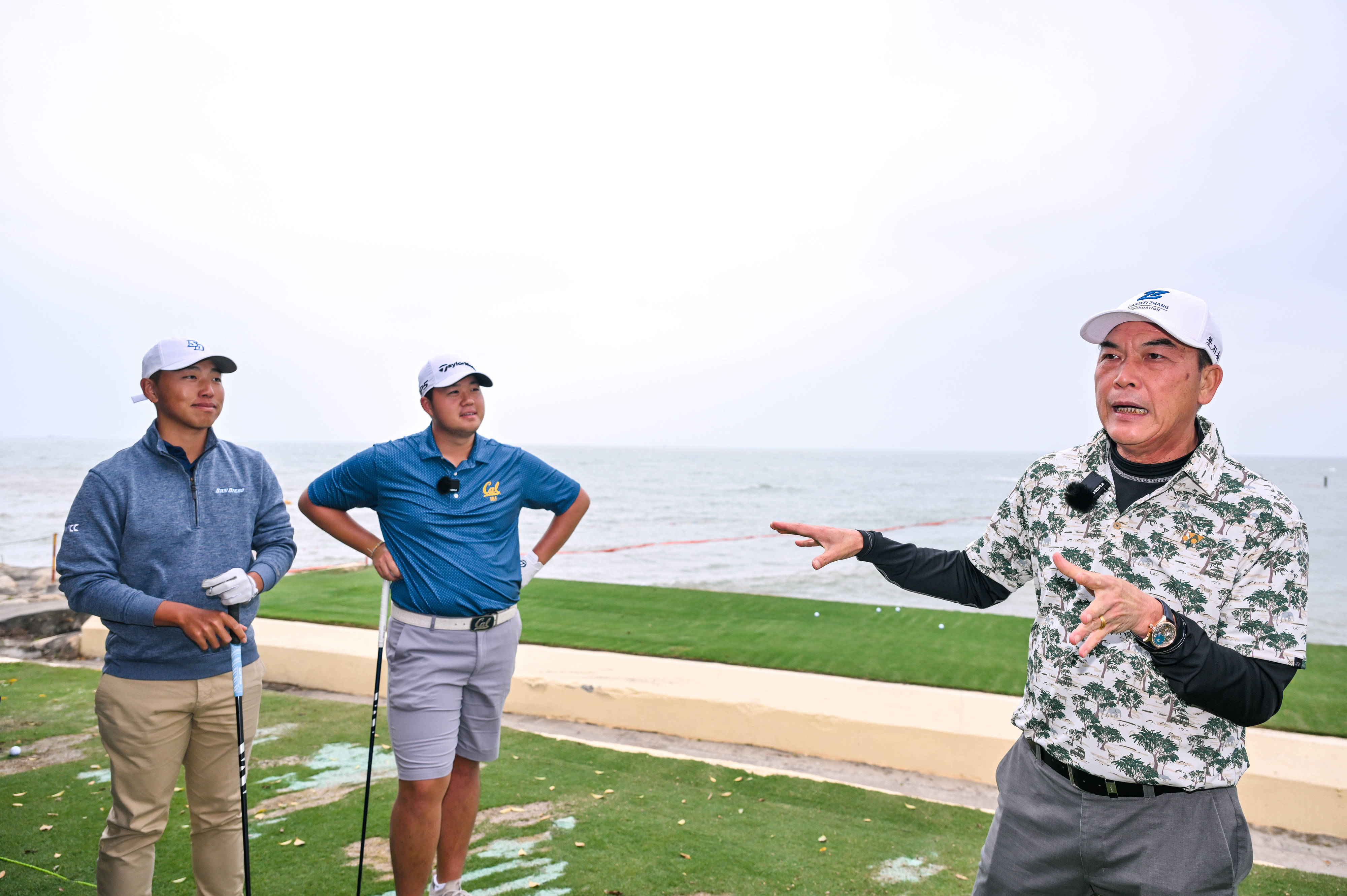 国际系列赛澳门站张连伟出席赛前活动两小将郑蕴和史毅彰显中国高球