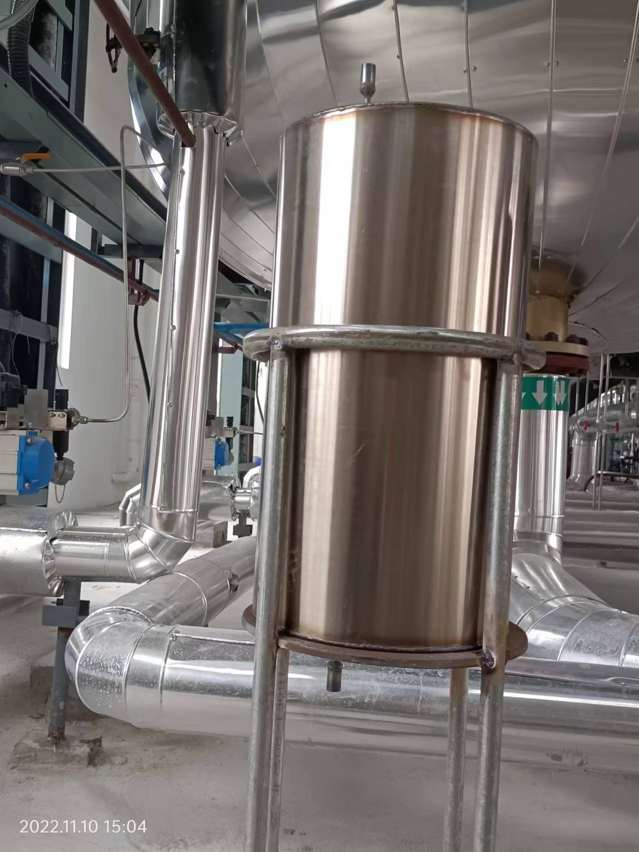 测量锅炉高温气体浓度,使用水循环降温法,确保气体预处理检测设备稳定