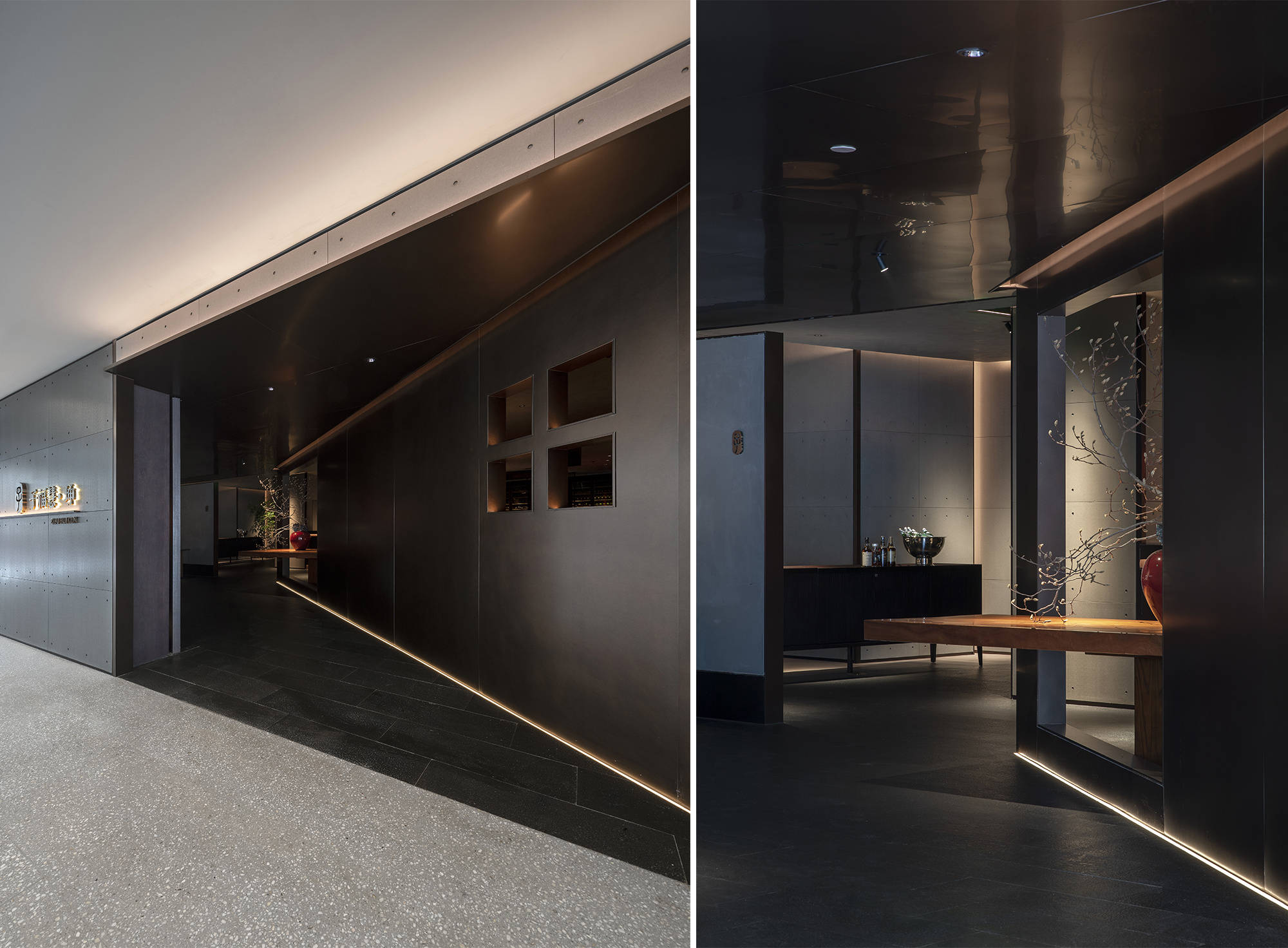 浙江贵臣装饰设计经典工装案例四上海子福慧粤菜餐厅