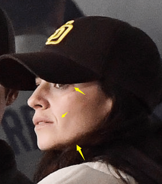 宋仲基和妻子看棒球赛,39岁凯蒂产后沧桑不少,两人互动惹争议!