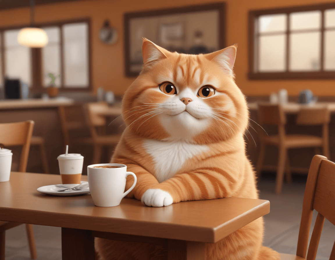 爱制作AI画爆火全网的橘猫，高清原图-搜狐大视野-搜狐新闻