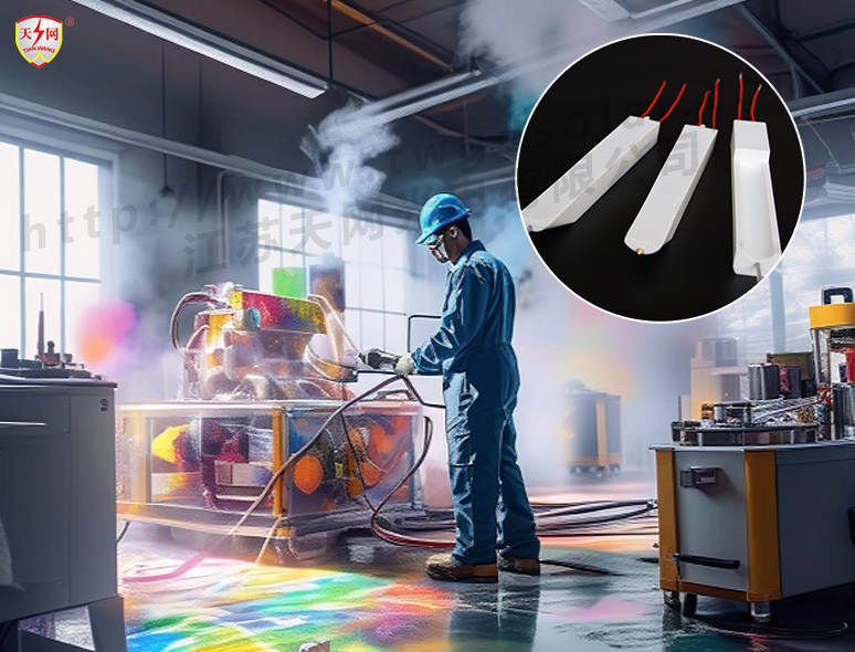 静电力场静电高压包与喷粉喷塑机