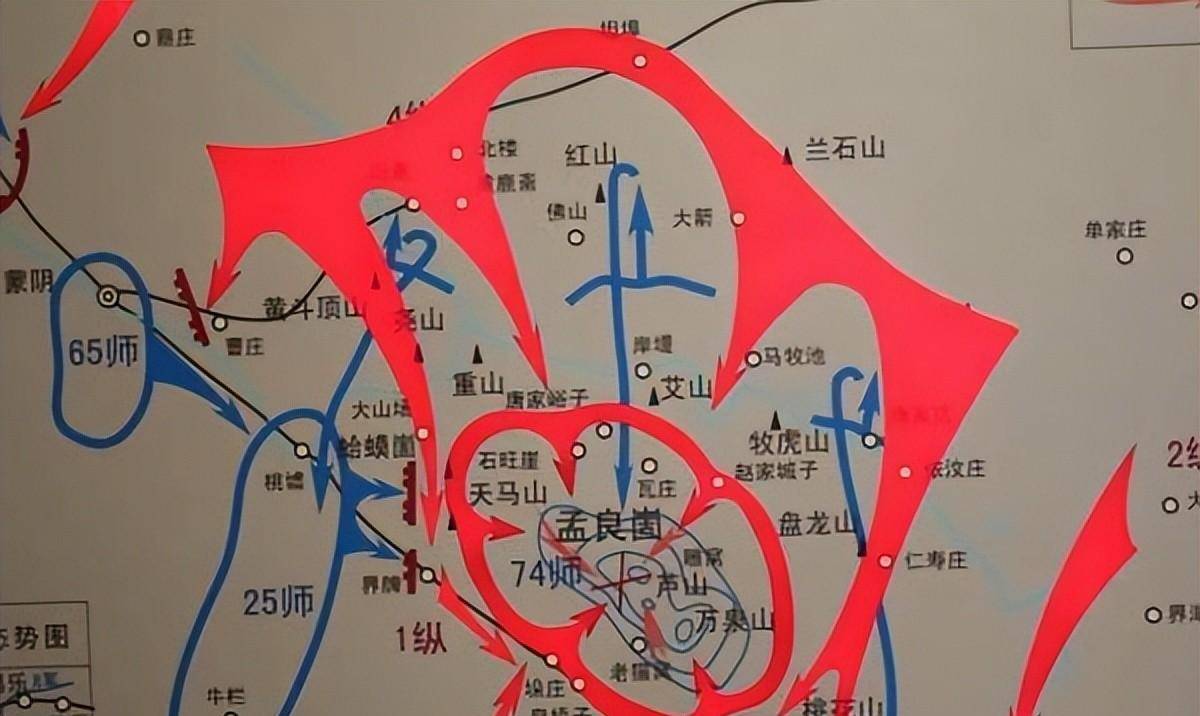 原创孟良崮战役74师因缺水战败战后3小时大雨骤至难道真是天意