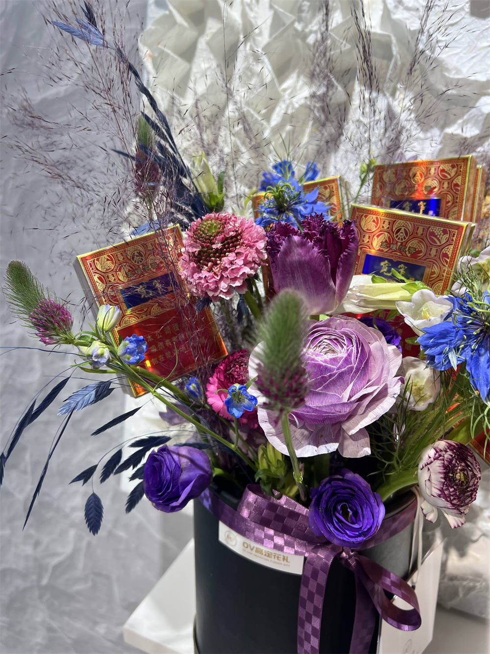 巴中ov花艺培训香烟与花束抱抱桶创意礼物的艺术之旅