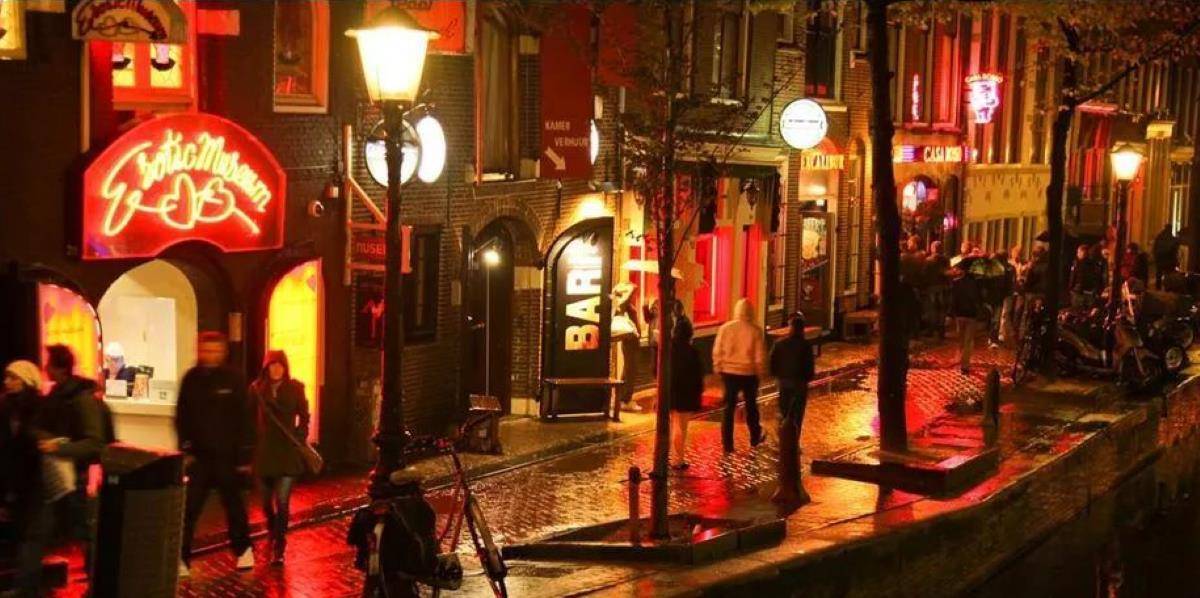 荷兰阿姆斯特丹红街图片