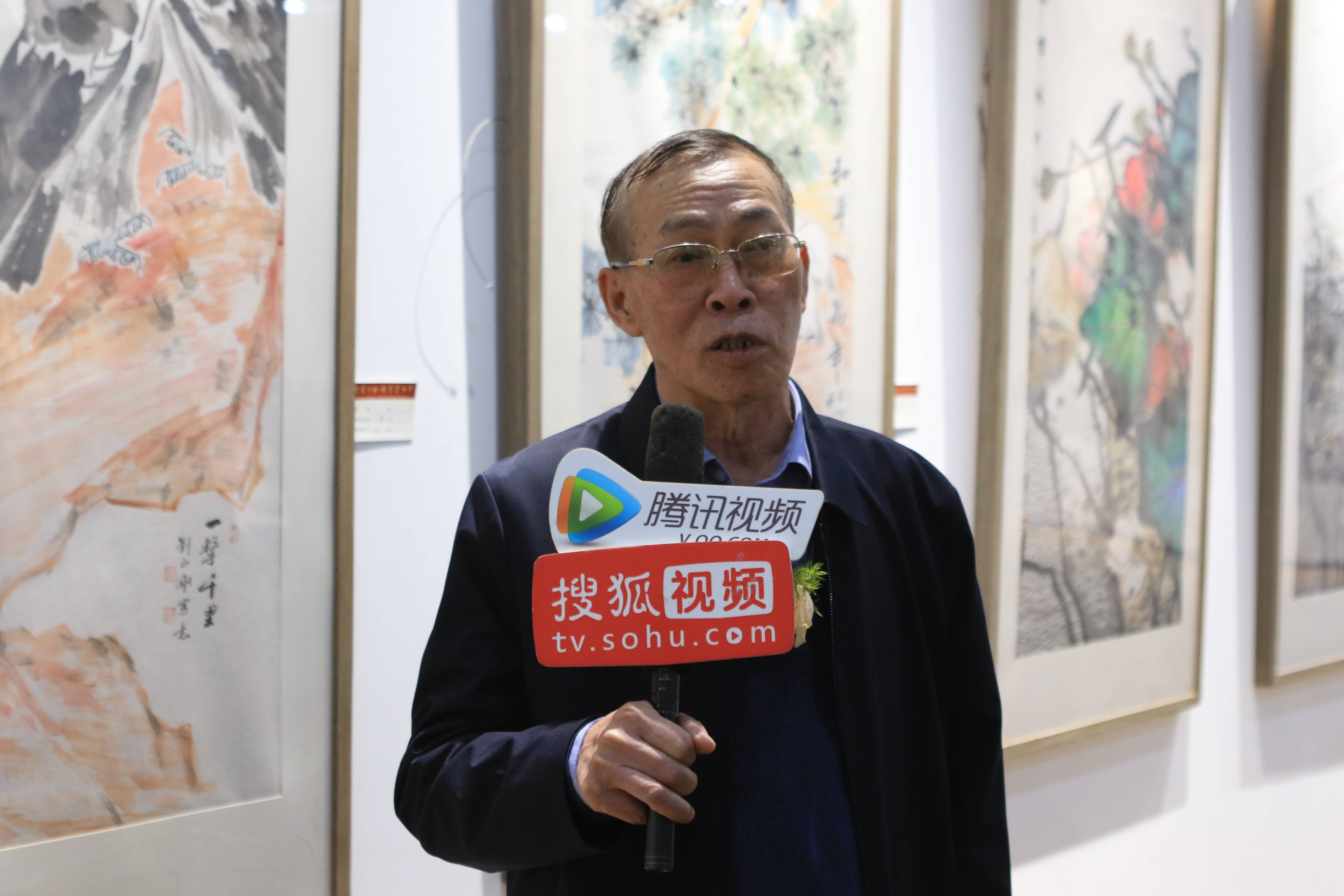 刘正刚大美中国丹青赞和平中新马名家书画作品交流展在北京盛大开幕