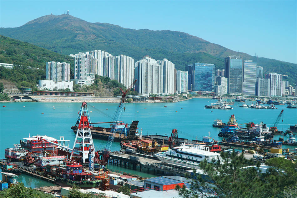 原创香港马湾珀丽湾双桥凌空渚清沙白的离岛游