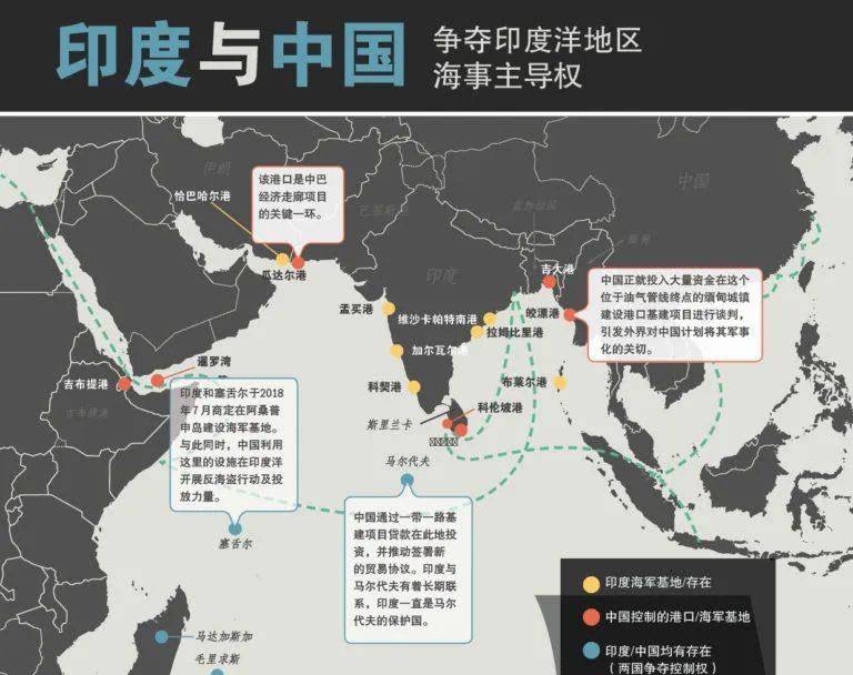 印度想做地区大国却和中国迎头相撞导致几十年来边境冲突不断