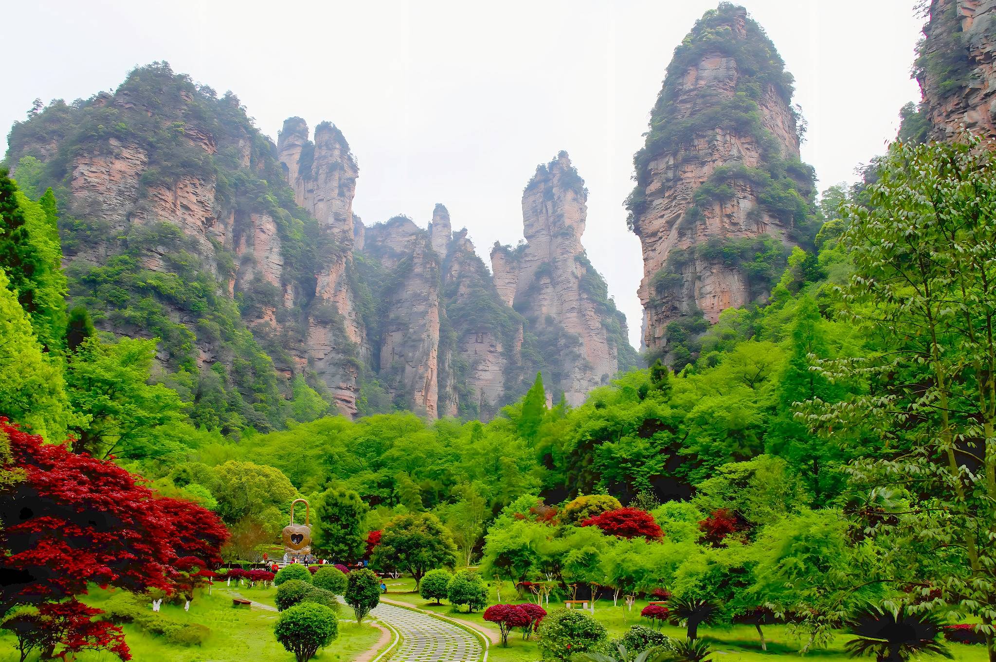 张家界风景图真实图片