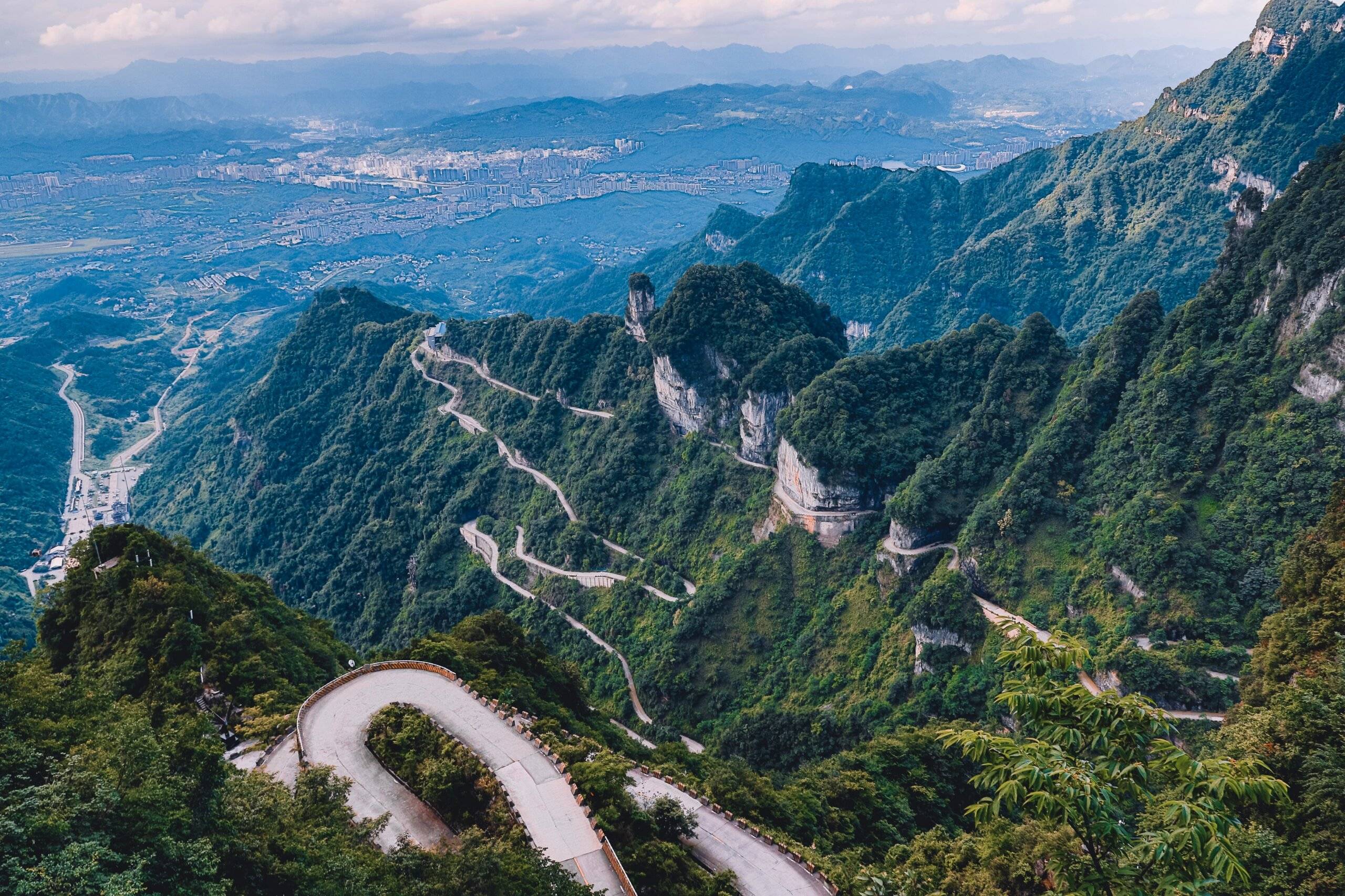 张家界旅游景点全景图图片