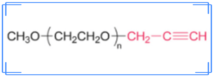 5k, 4k, 5k(可定制)cas:146185-77-5中文名称:聚乙二醇单甲醚丙炔英文