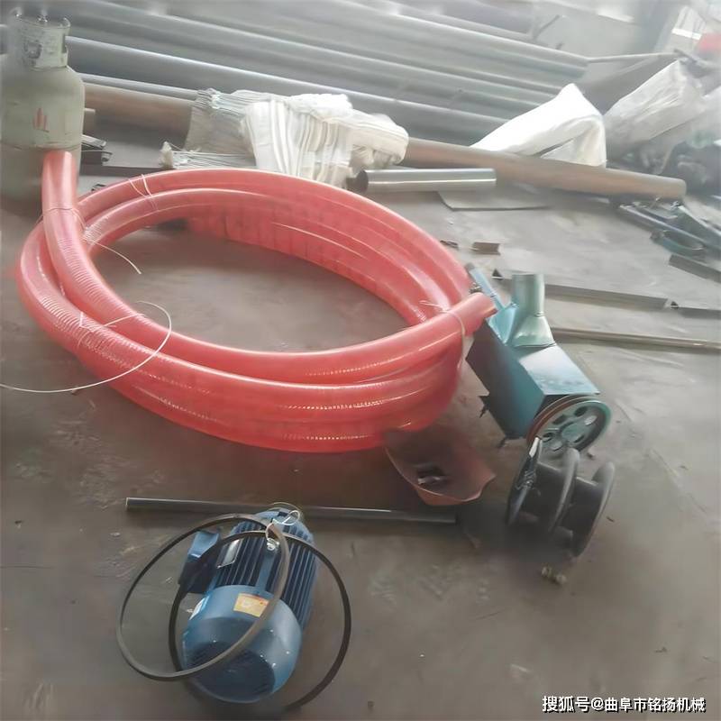 移动式小型车载抽料机 单相稻谷装车软管抽粮机 100直径大功率吸料机